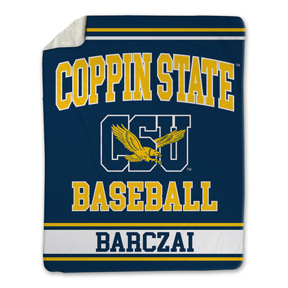 Coppin State - NCAA Baseball : Brennen Barczai - Blanket-0