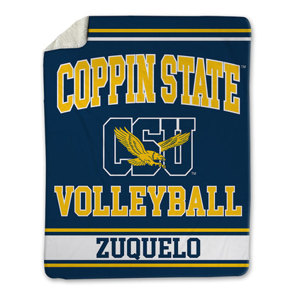 Coppin State - NCAA Women's Volleyball : Gabriela Zuquelo - Blanket-1
