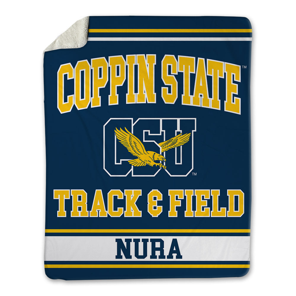 Coppin State - NCAA Men's Track & Field : Humed Nura - Blanket-0
