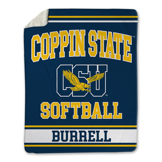 Coppin State - NCAA Softball : Yasmin Burrell - Blanket-0