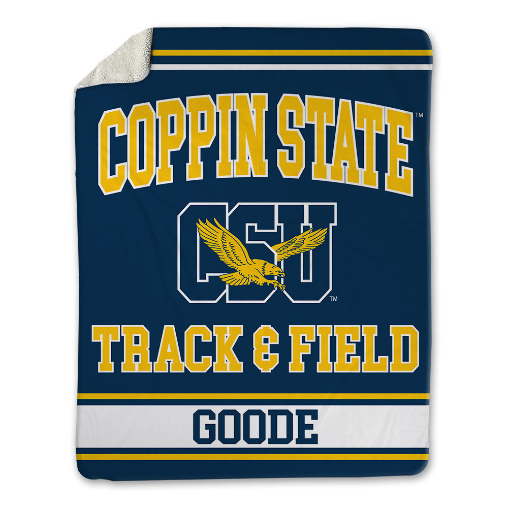Coppin State - NCAA Men's Track & Field : Amiri Goode - Blanket-1