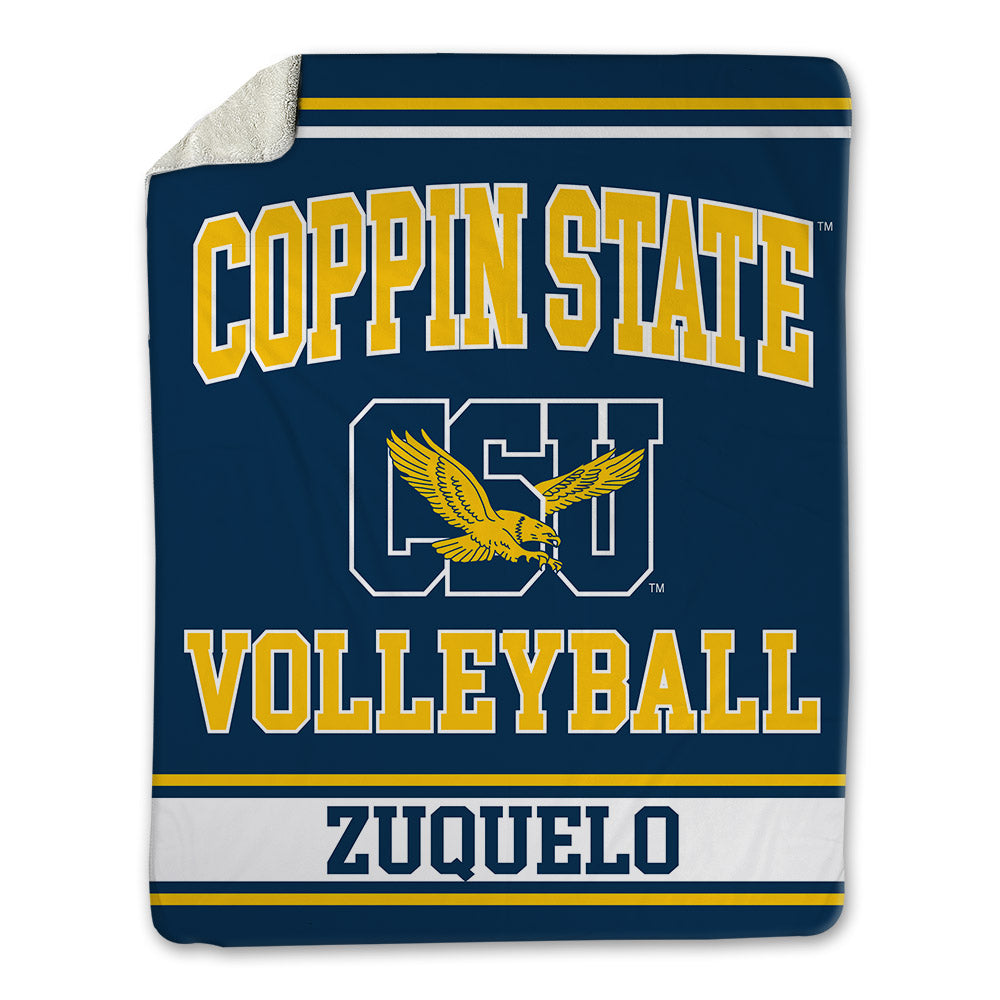 Coppin State - NCAA Women's Volleyball : Gabriela Zuquelo - Blanket-0