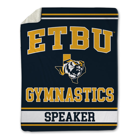 ETBU - NCAA Women's Gymnastics : Chesni Speaker - Blanket-0