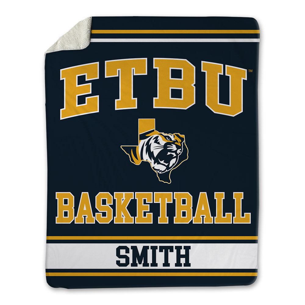 ETBU - NCAA Men's Basketball : Silas Smith - Blanket-0