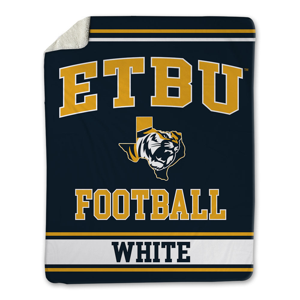 ETBU - NCAA Football : Mitchell White - Blanket-0