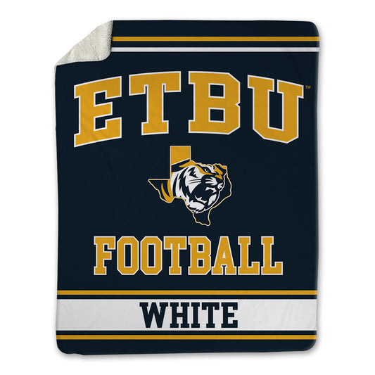 ETBU - NCAA Football : Mitchell White - Blanket-0