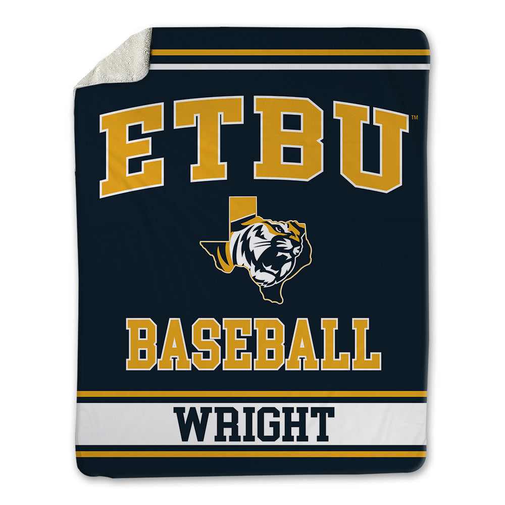 ETBU - NCAA Baseball : Raef Wright - Blanket-0