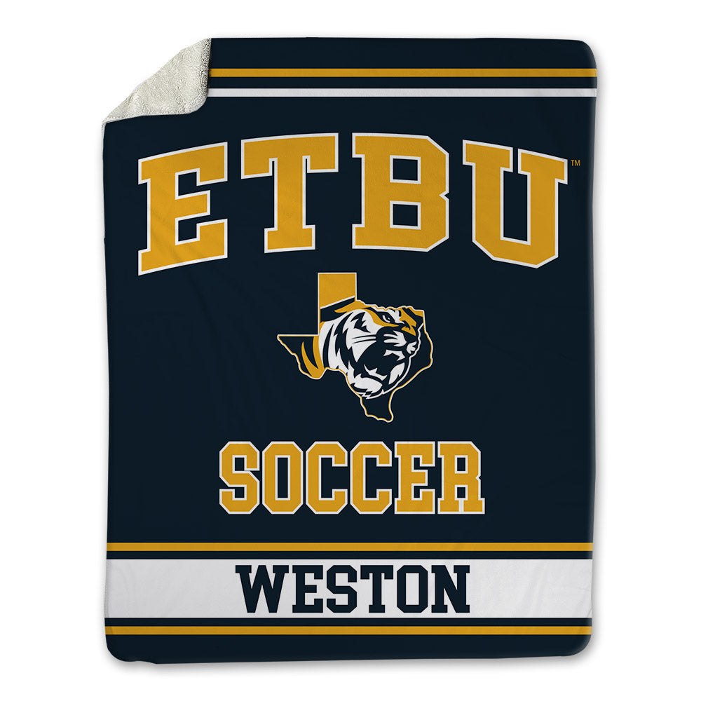 ETBU - NCAA Men's Soccer : Joshua Weston - Blanket-0