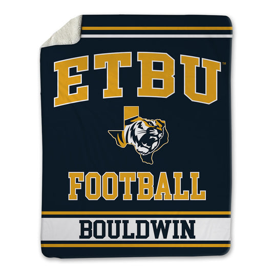 ETBU - NCAA Football : Davion Bouldwin - Blanket-0