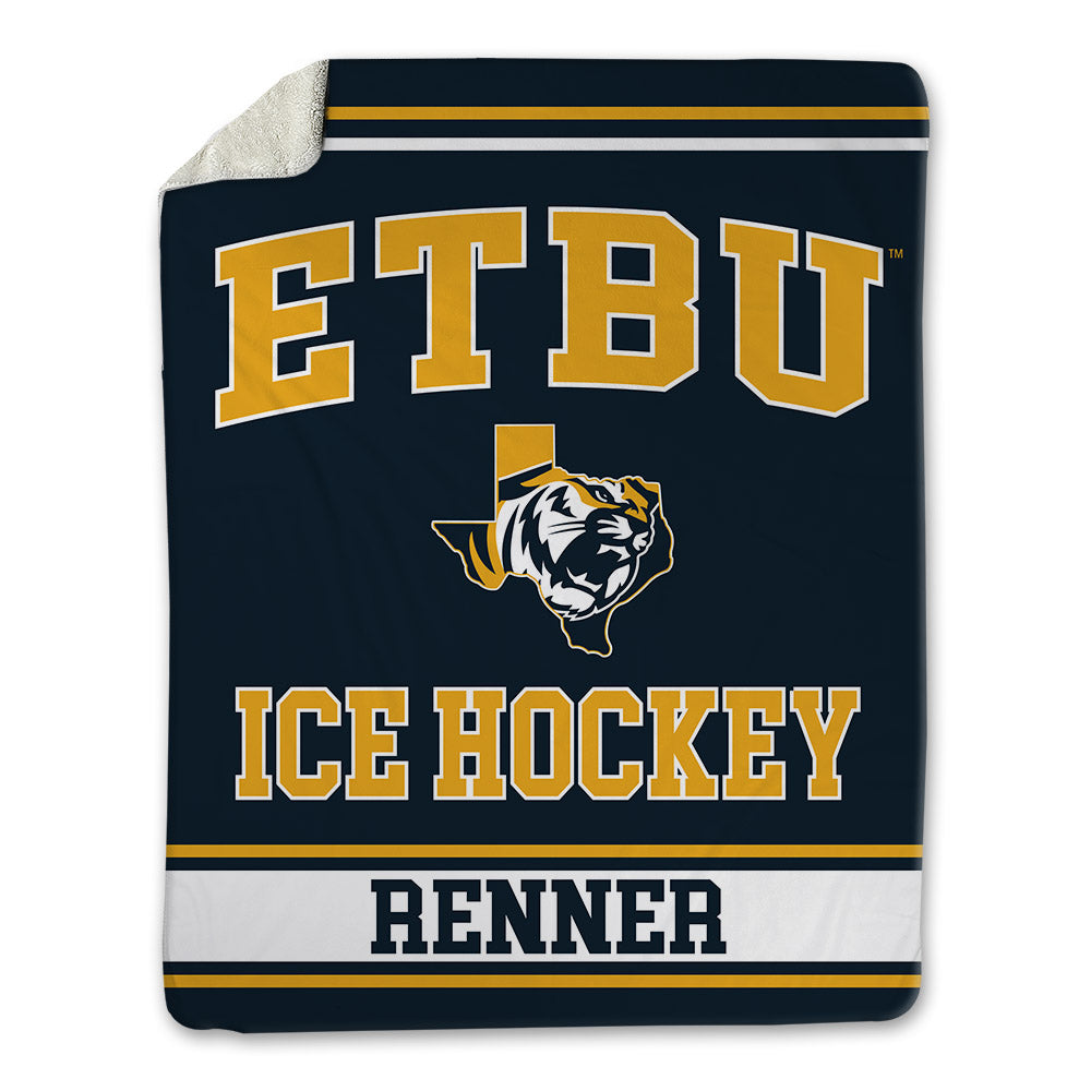 ETBU - NCAA Men's Ice Hockey : Andrew Renner - Blanket-0