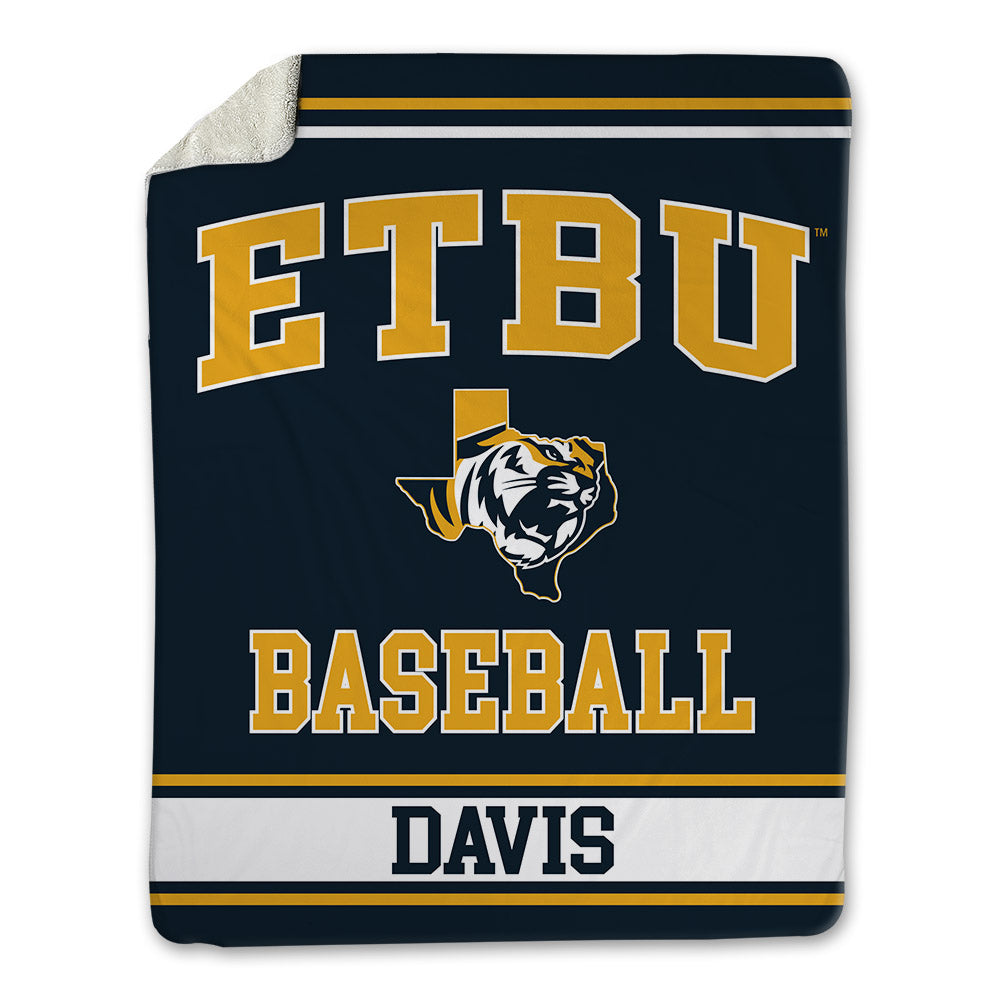 ETBU - NCAA Baseball : Forrest Davis - Blanket-0