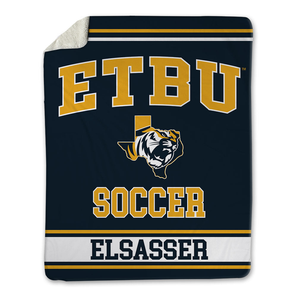 ETBU - NCAA Men's Soccer : Kaden Elsasser - Blanket-0