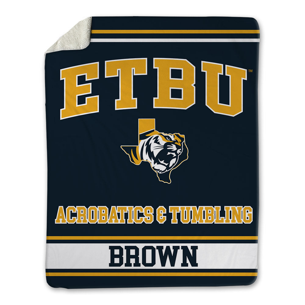 ETBU - NCAA Acrobatics & Tumbling : Reagan Brown - Blanket-0