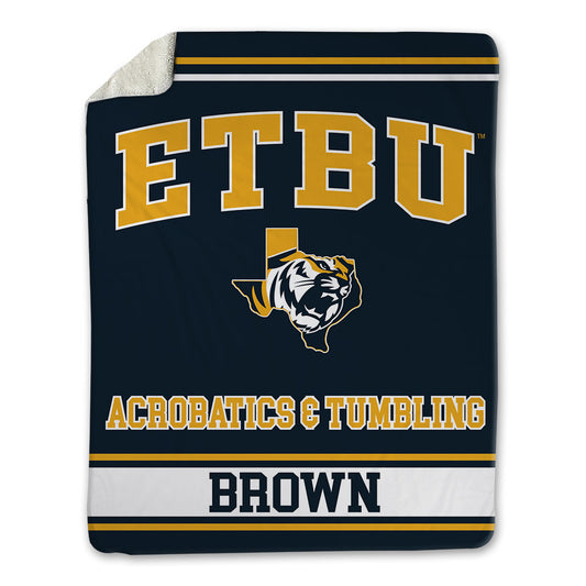ETBU - NCAA Acrobatics & Tumbling : Reagan Brown - Blanket-0