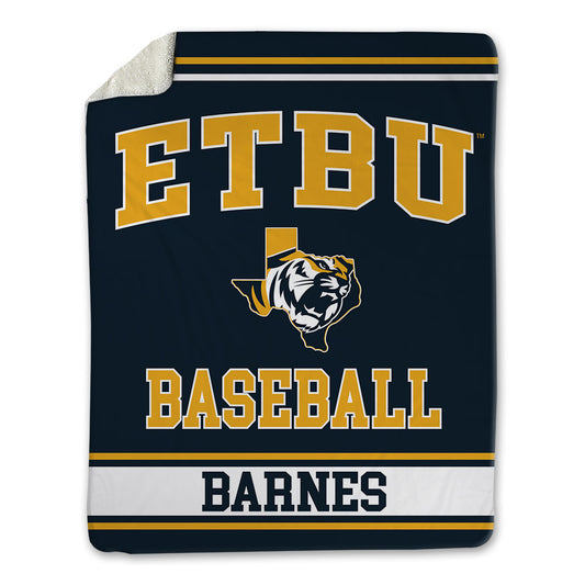 ETBU - NCAA Baseball : Benjamin Barnes - Blanket-0