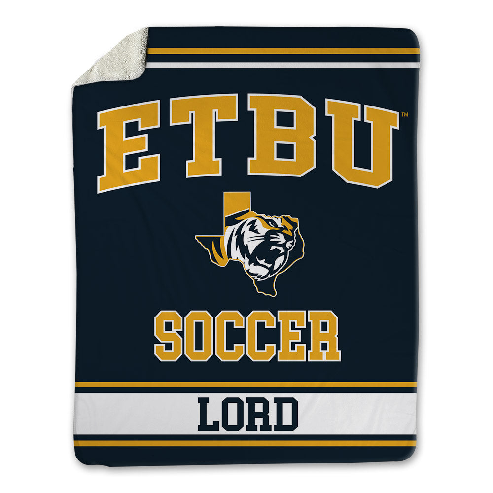 ETBU - NCAA Men's Soccer : Ryan Lord - Blanket-0