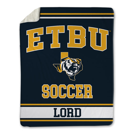 ETBU - NCAA Men's Soccer : Ryan Lord - Blanket-0