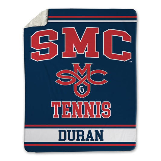 SMC - NCAA Men's Tennis : Francisco Duran - Blanket-0