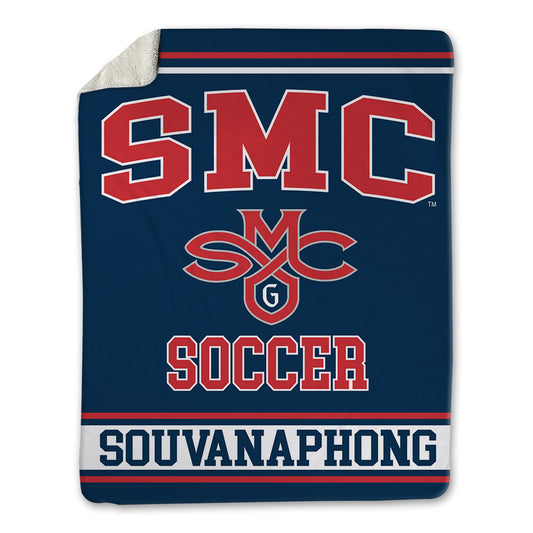 SMC - NCAA Women's Soccer : Soraya Souvanaphong - Blanket-0