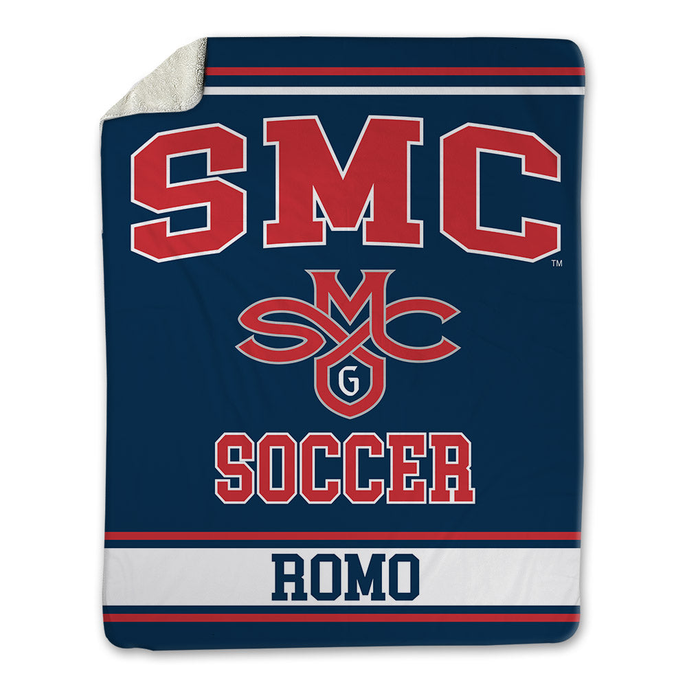 SMC - NCAA Women's Soccer : Micaela Romo - Blanket-0