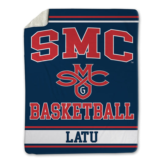 SMC - NCAA Women's Basketball : Malia Latu - Blanket-0