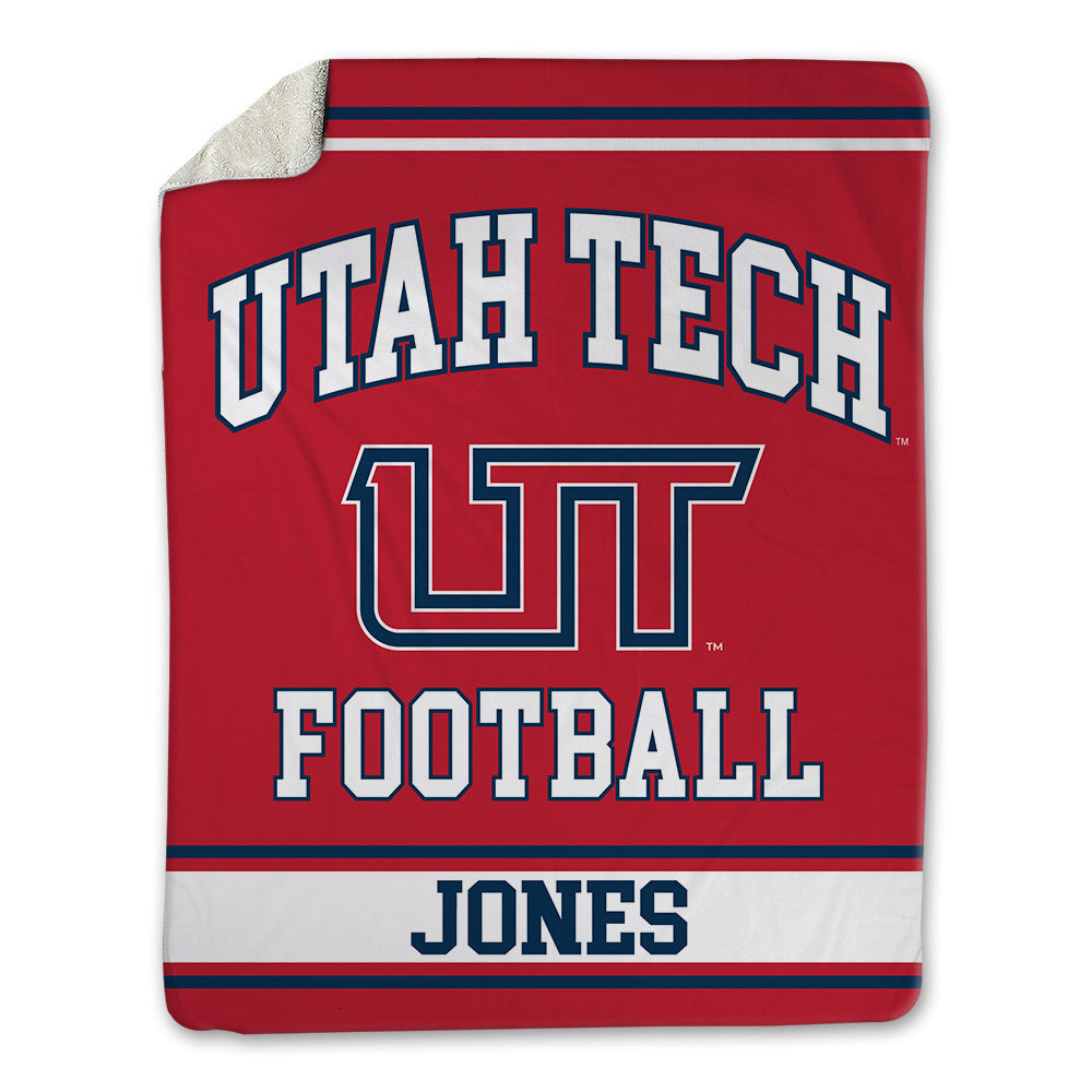 Utah Tech - NCAA Football : RJ Jones - Blanket-0