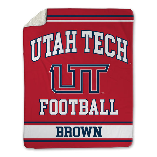 Utah Tech - NCAA Football : Fisher Brown - Blanket-0