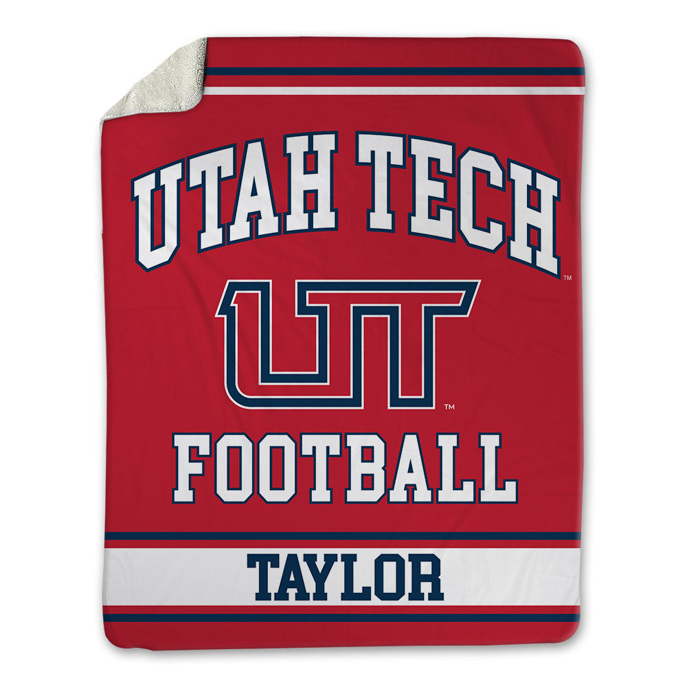 Utah Tech - NCAA Football : Damon Taylor - Blanket-0