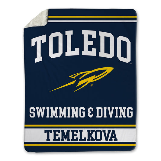 Toledo - NCAA Women's Swimming & Diving : Tiana Temelkova - Blanket-0