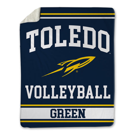 Toledo - NCAA Women's Volleyball : Janelle Green - Blanket-0