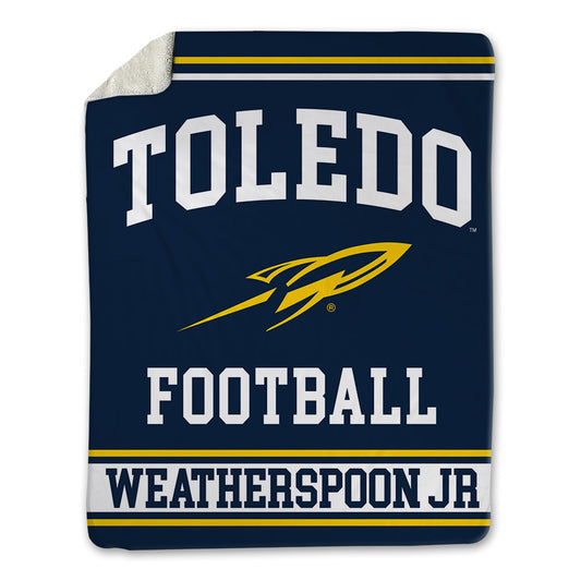 Toledo - NCAA Football : Bryant Weatherspoon jr - Blanket-0