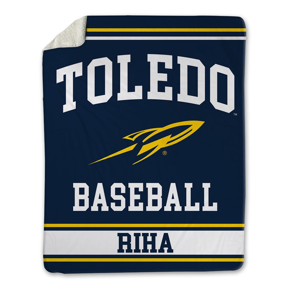 Toledo - NCAA Baseball : Luke Riha - Blanket-0