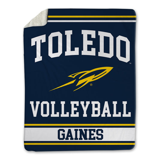Toledo - NCAA Women's Volleyball : Mariah Gaines - Blanket-0