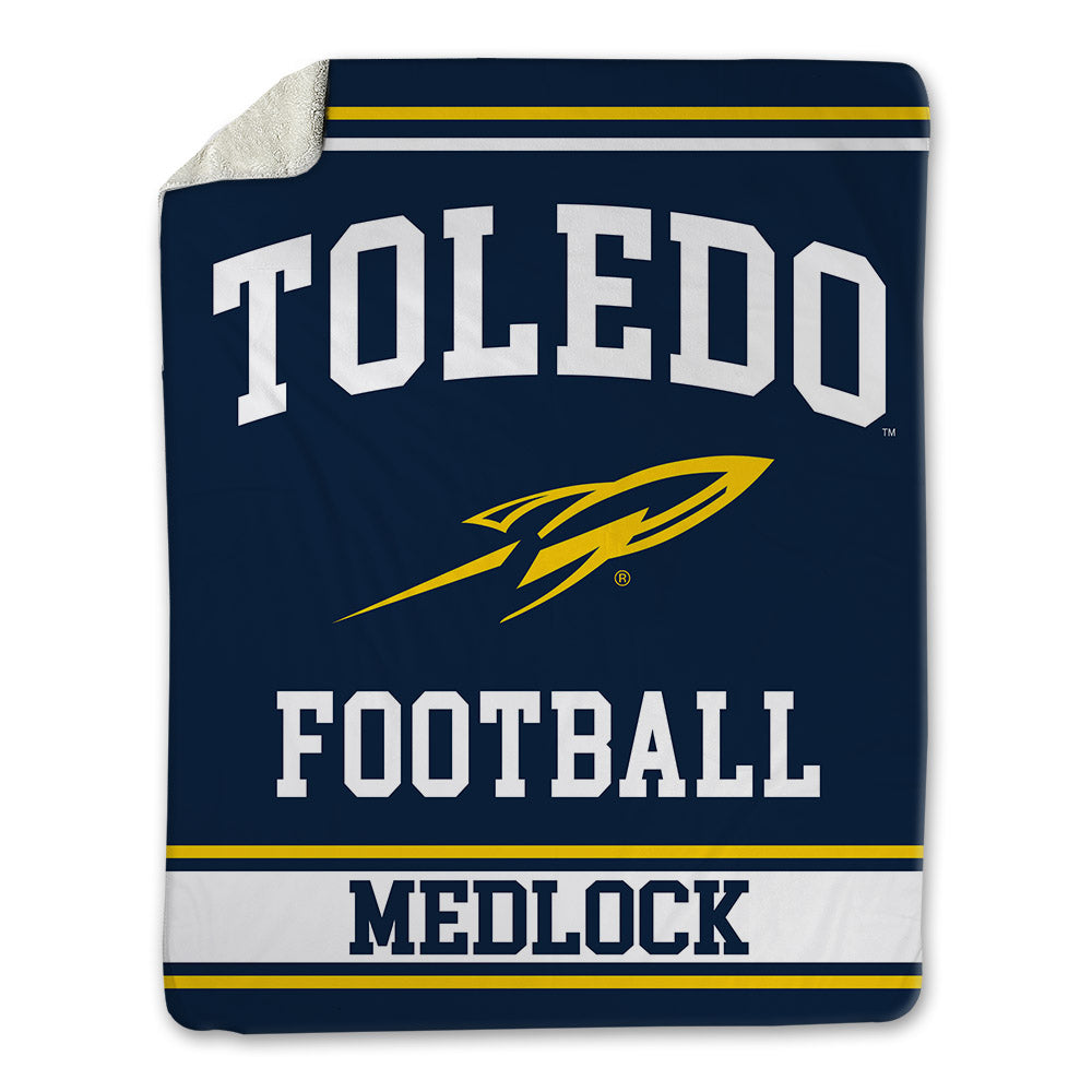 Toledo - NCAA Football : Christian Medlock - Blanket-0