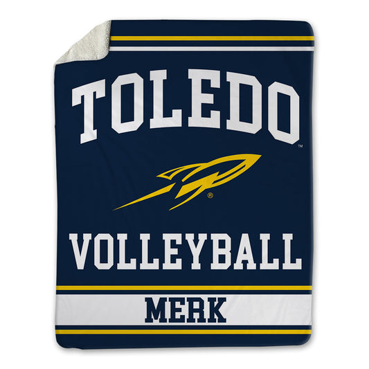 Toledo - NCAA Women's Volleyball : Lilly Merk - Blanket-0