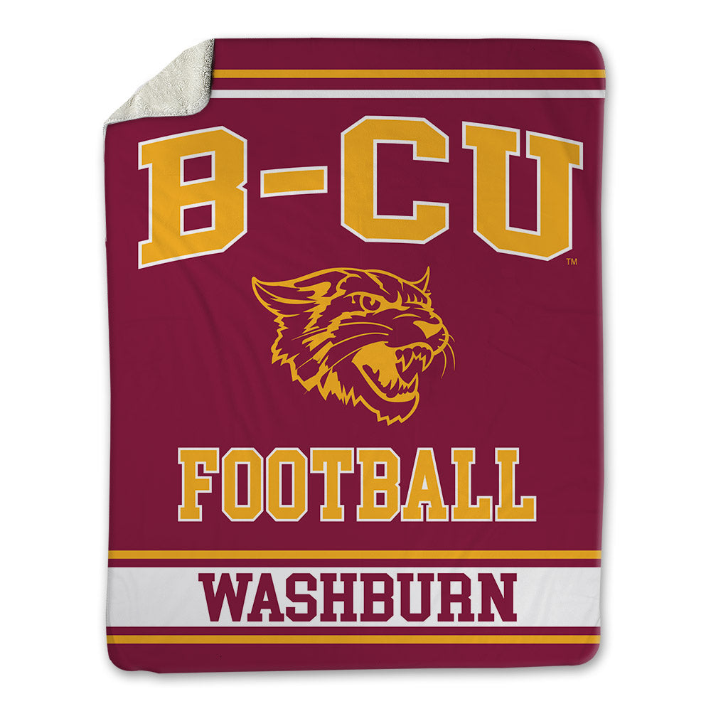 Bethune - NCAA Football : Isaiah Washburn - Blanket-0