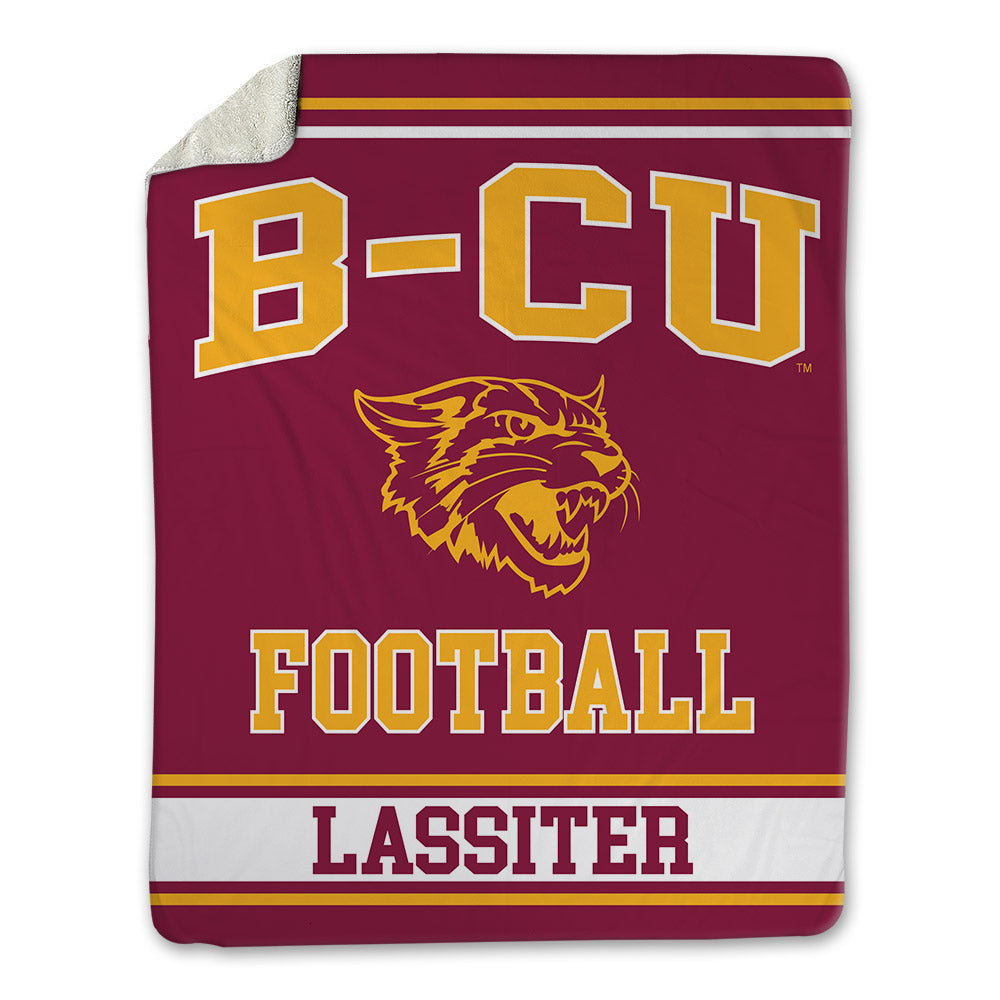 Bethune - NCAA Football : Naim Lassiter - Blanket-0