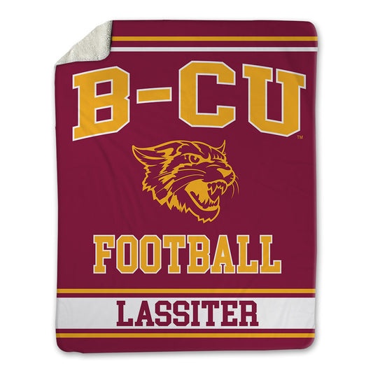 Bethune - NCAA Football : Naim Lassiter - Blanket-0