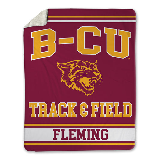 Bethune - NCAA Men's Track & Field : Makhii Fleming - Blanket-0