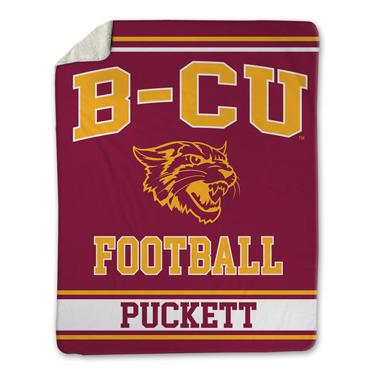 Bethune - NCAA Football : Melvin Puckett - Blanket-0