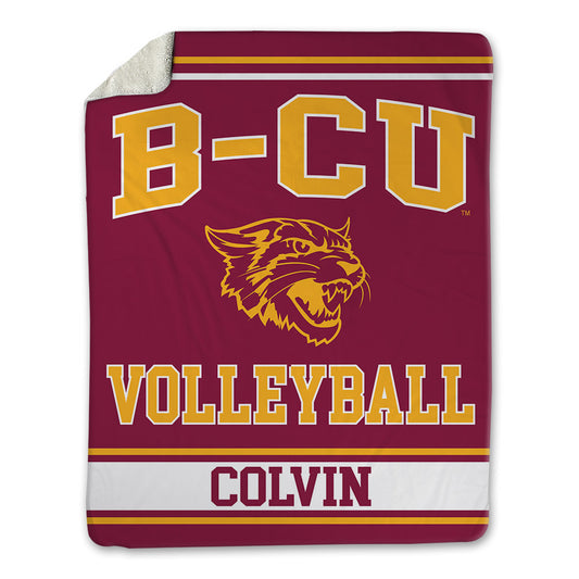 Bethune - NCAA Women's Volleyball : Kiya Colvin - Blanket-0