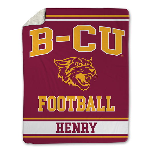 Bethune - NCAA Football : Javarion Henry - Blanket-0
