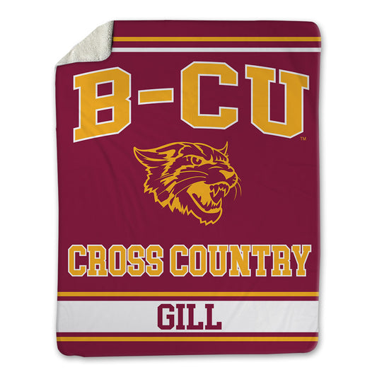 Bethune - NCAA Men's Cross Country : Dashon Gill - Blanket-0