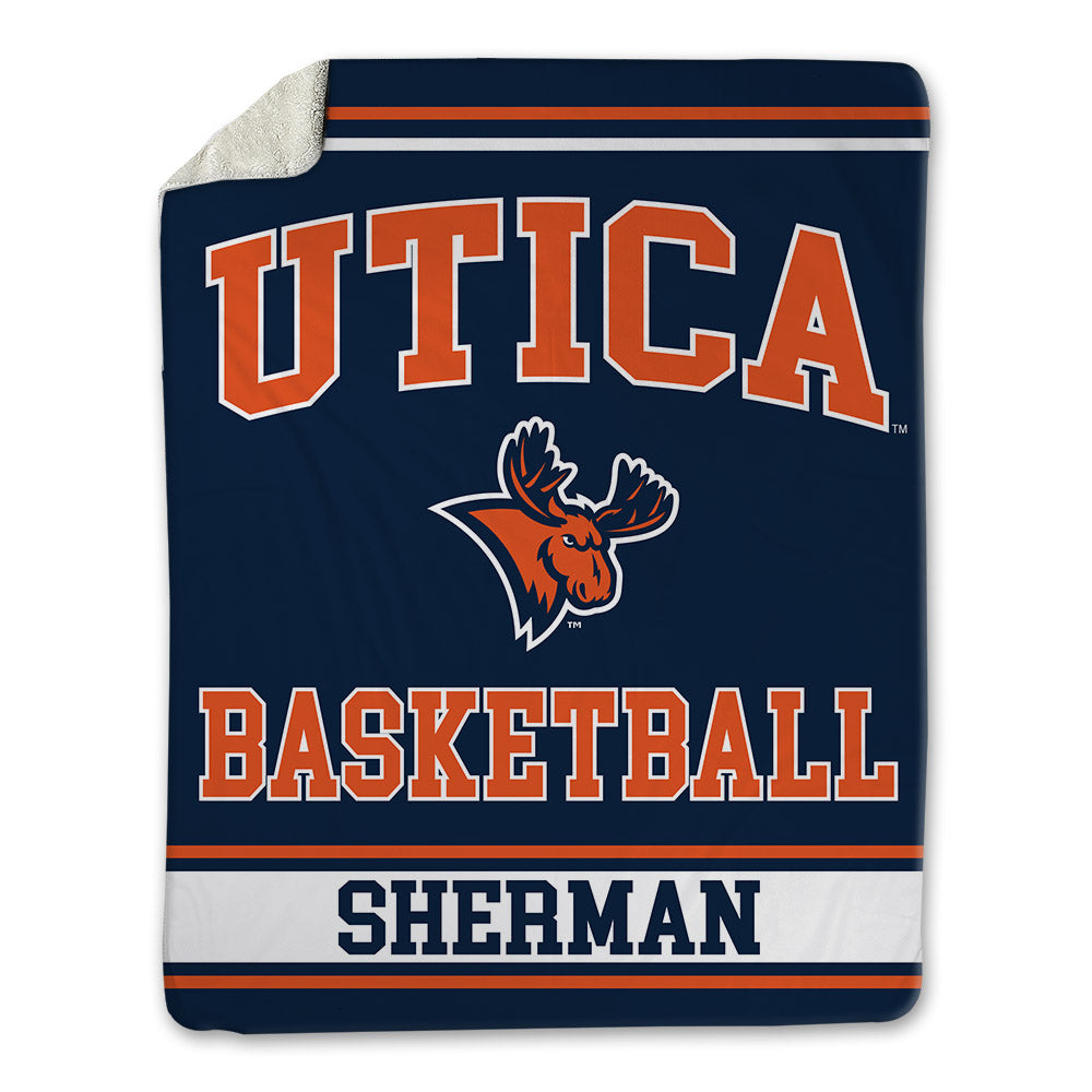 Utica - NCAA Men's Basketball : Luke Sherman - Blanket-0