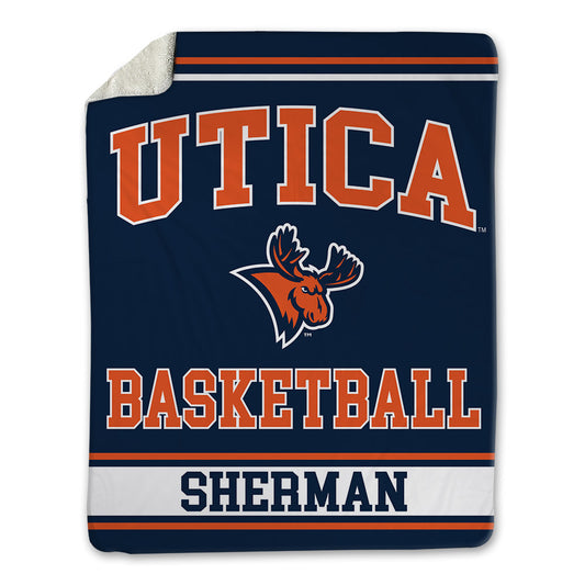 Utica - NCAA Men's Basketball : Luke Sherman - Blanket-0