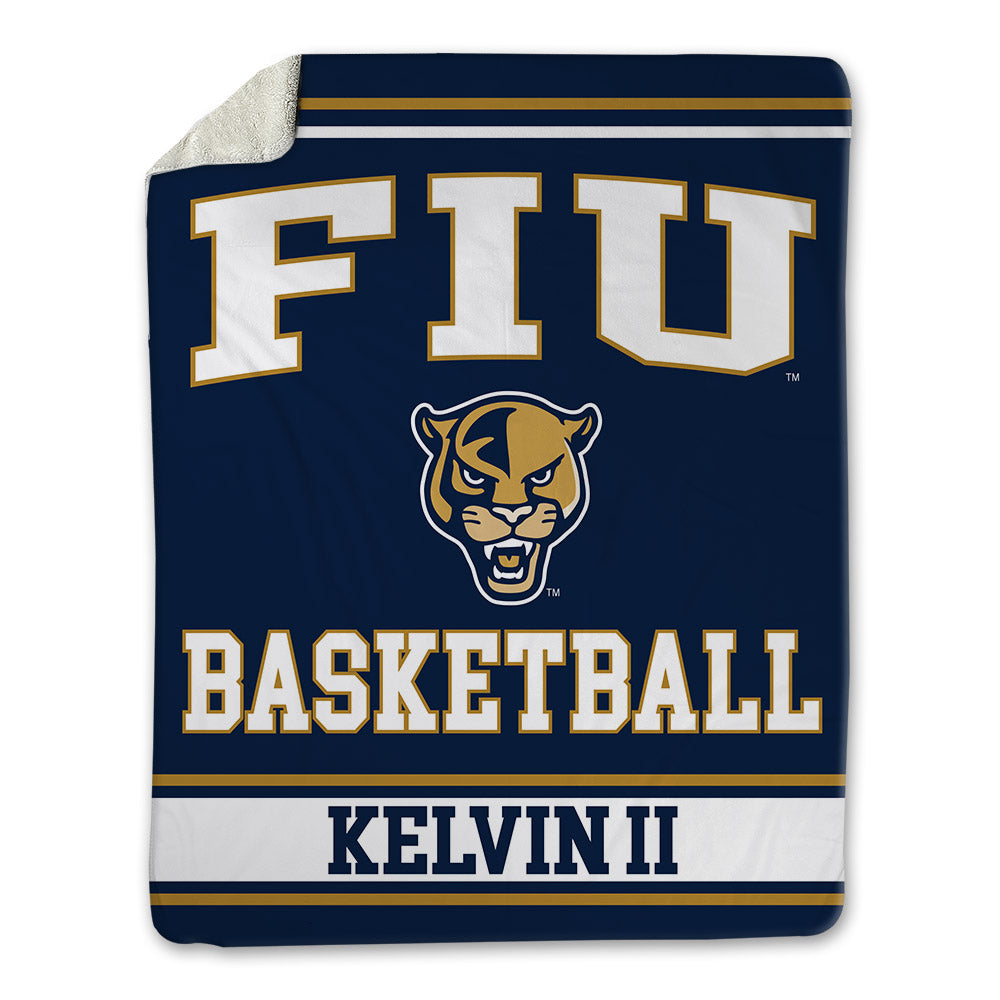 FIU - NCAA Men's Basketball : Mikey Kelvin II - Blanket-0