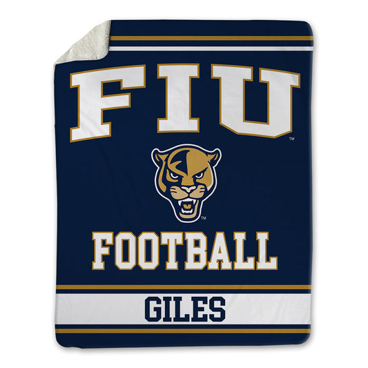 FIU - NCAA Football : Donovan Giles - Blanket-0