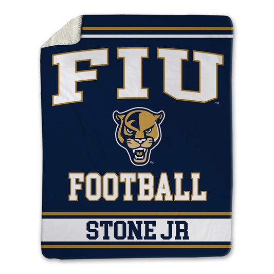 FIU - NCAA Football : Joseph Stone jr - Blanket-0