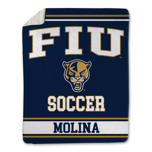 FIU - NCAA Women's Soccer : Leyla Molina - Blanket-0
