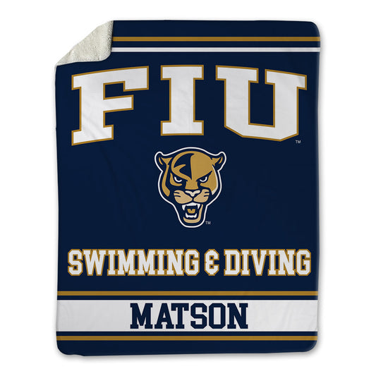 FIU - NCAA Women's Swimming & Diving : Olivia Matson - Blanket-0